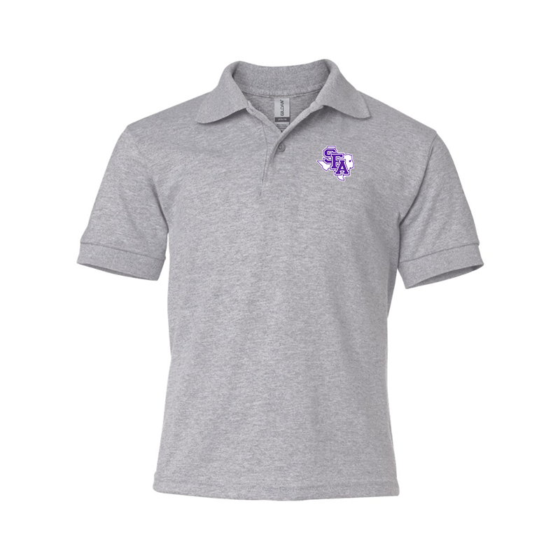 Youth Stephen F. Austin Lumberjacks Gildan Dry Blend Jersey Polo